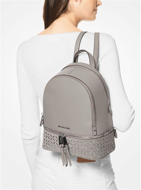 sac a dos michael kors rhea|Rhea Medium Embellished Leather Backpack .